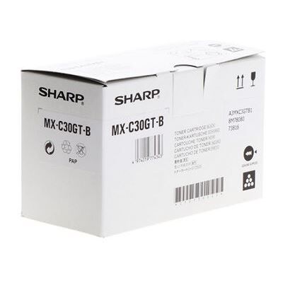 Sharp MX-C30GT-B - Zwart - origineel - tonercartridge - voor Sharp MX-C250F, MX-C300W, MX-C301W Sharp MX-C30GT-B - Zwart - origineel - tonercartridge - voor Sharp MX-C250F, MX-C300W, MX-C301W
