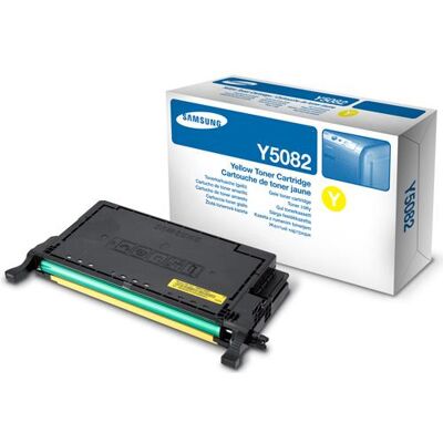 Samsung CLT-Y5082S - Low Yield - geel - origineel - tonercartridge - voor CLP-620ND, 670N, 670ND; CLX-6220FX, 6250FX Samsung CLT-Y5082S - Low Yield - geel - origineel - tonercartridge - voor CLP-620ND, 670N, 670ND; CLX-6220FX, 6250FX