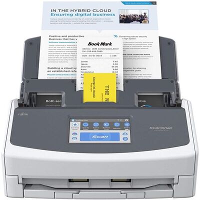 Ricoh ScanSnap iX1600 - Documentscanner - dubbele CIS - Dubbelzijdig - 279 x 432mm - 600 dpi x 600 dpi - tot 40 ppm (mono) / tot 40 ppm (kleur) - ADF (50 vellen) - Wi-Fi(n), USB 3.2 Gen 1 Ricoh ScanSnap iX1600 - Documentscanner - dubbele CIS - Dubbelzijdig - 279 x 432mm - 600 dpi x 600 dpi - tot 40 ppm (mono) / tot 40 ppm (kleur) - ADF (50 vellen) - Wi-Fi(n), USB 3.2 Gen 1