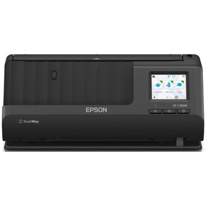 Epson ES-C380W - Scanner met sheetfeeder - Dubbelzijdig - A4/Legal - 600 dpi x 600 dpi - ADF (20 pagina's) - tot 3500 scans per dag - USB 2.0, Wi-Fi(n) Epson ES-C380W - Scanner met sheetfeeder - Dubbelzijdig - A4/Legal - 600 dpi x 600 dpi - ADF (20 pagina's) - tot 3500 scans per dag - USB 2.0, Wi-Fi(n)