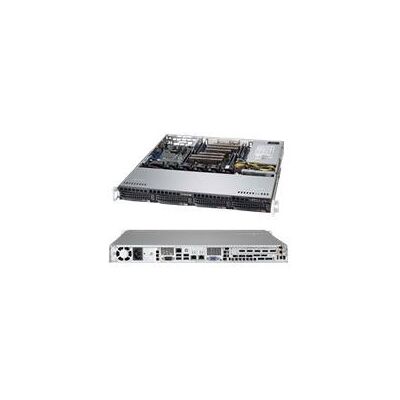 Supermicro SC813M FTQC-505CB - Rack-uitvoering 1U - ATX - SATA/SAS - hot-swap (verwisselbaar zonder uitschakelen) 500 watt - zwart Supermicro SC813M FTQC-505CB - Rack-uitvoering 1U - ATX - SATA/SAS - hot-swap (verwisselbaar zonder uitschakelen) 500 watt - zwart