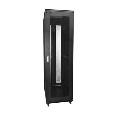 StarTech.com 4-Post 42U Serverkast, 19" Netwerkkast, Serverkast op Wielen - Rack kast - vloermodel - zwart - 42U - 19" StarTech.com 4-Post 42U Serverkast, 19" Netwerkkast, Serverkast op Wielen - Rack kast - vloermodel - zwart - 42U - 19"