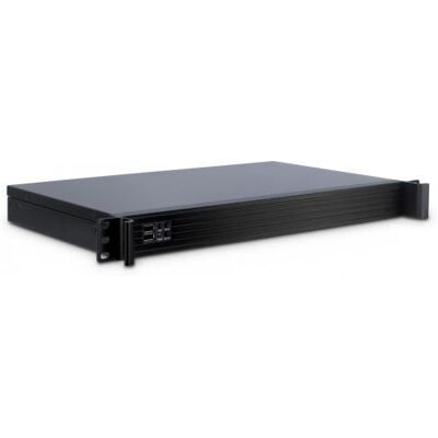 Inter-Tech K-126L - Rack-uitvoering 1U - mini ITX - geen voeding (FlexATX) - USB Inter-Tech K-126L - Rack-uitvoering 1U - mini ITX - geen voeding (FlexATX) - USB
