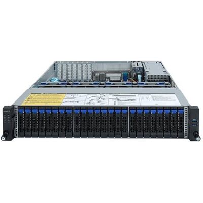 Gigabyte R272-Z31 (rev. 100) - Server - rack-uitvoering - 2U - 1-wegs - zonder CPU - RAM 0 GB - SATA - hot-swap (verwisselbaar zonder uitschakelen) 2.5" station(s) - geen HDD - AST2500 - GigE - geen OS - monitor: geen Gigabyte R272-Z31 (rev. 100) - Server - rack-uitvoering - 2U - 1-wegs - zonder CPU - RAM 0 GB - SATA - hot-swap (verwisselbaar zonder uitschakelen) 2.5" station(s) - geen HDD - AST2500 - GigE - geen OS - monitor: geen