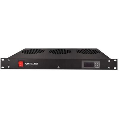 Intellinet 3-Fan Ventilation Unit for 19" Racks, 1U, Black - Ventilatorlade rack - met 3 koelventilatoren - 220/240 Volt wisselstroom V - zwart, RAL 9005 - 1U - 19" Intellinet 3-Fan Ventilation Unit for 19" Racks, 1U, Black - Ventilatorlade rack - met 3 koelventilatoren - 220/240 Volt wisselstroom V - zwart, RAL 9005 - 1U - 19"