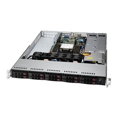 Supermicro UP SuperServer 110P-WTR - Server - rack-uitvoering 1U - 1-wegs - zonder CPU - RAM 0 GB - SATA/PCI Express - hot-swap (verwisselbaar zonder uitschakelen) 2.5" station(s) - geen HDD - AST2600 - 10 Gigabit Ethernet - geen OS - monitor: geen - zwar Supermicro UP SuperServer 110P-WTR - Server - rack-uitvoering 1U - 1-wegs - zonder CPU - RAM 0 GB - SATA/PCI Express - hot-swap (verwisselbaar zonder uitschakelen) 2.5" station(s) - geen HDD - AST2600 - 10 Gigabit Ethernet - geen OS - monitor: geen - zwar