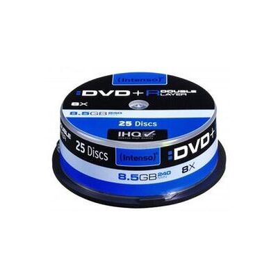 Intenso - 25 x DVD+R DL - 8.5 GB 8x - spindel Intenso - 25 x DVD+R DL - 8.5 GB 8x - spindel