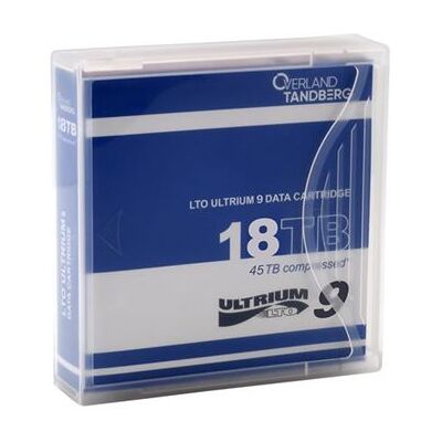 Overland-Tandberg - LTO Ultrium 9 - 18 TB / 45 TB - ongelabeld - minimale bestelhoeveelheid 5 eenheden - voor Overland-Tandberg LTO-9 HH; Add-On Drive LTO-9 Overland-Tandberg - LTO Ultrium 9 - 18 TB / 45 TB - ongelabeld - minimale bestelhoeveelheid 5 eenheden - voor Overland-Tandberg LTO-9 HH; Add-On Drive LTO-9