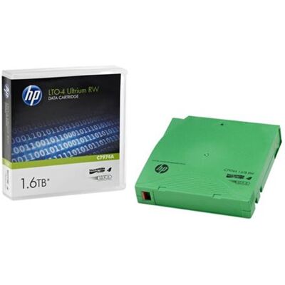HEWLETT-PACKARD HPE RW Data Cartridge - LTO Ultrium 4 - 800 GB / 1.6 TB - beschrijfbare etiketten - groen - voor HPE MSL4048; StorageWorks Enterprise Modular Library E-Series; StoreEver Ultrium 1840 HEWLETT-PACKARD HPE RW Data Cartridge - LTO Ultrium 4 - 800 GB / 1.6 TB - beschrijfbare etiketten - groen - voor HPE MSL4048; StorageWorks Enterprise Modular Library E-Series; StoreEver Ultrium 1840