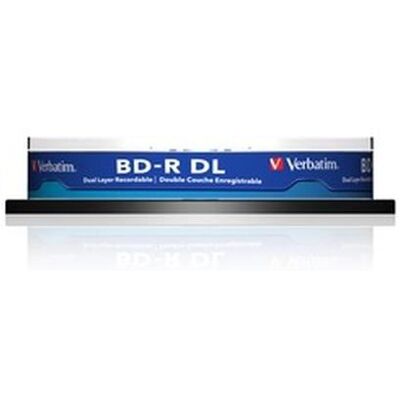 Verbatim - 10 x BD-R DL - 50 GB 6x - spindel Verbatim - 10 x BD-R DL - 50 GB 6x - spindel