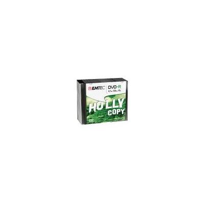 EMTEC - 10 x DVD-R - 4.7 GB (120 min.) 16x - zilver - slim jewel case EMTEC - 10 x DVD-R - 4.7 GB (120 min.) 16x - zilver - slim jewel case