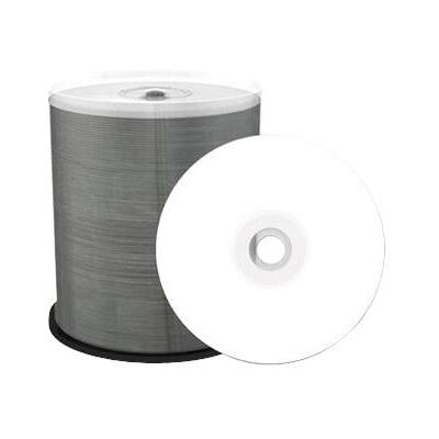 MediaRange Inkjet Fullsurface-Printable - 100 x DVD-R - 4.7 GB 16x - wit - inkjet-bedrukbaar oppervlak - spindel MediaRange Inkjet Fullsurface-Printable - 100 x DVD-R - 4.7 GB 16x - wit - inkjet-bedrukbaar oppervlak - spindel