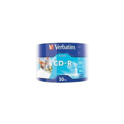 Verbatim DataLife - 50 x CD-R - 700 MB (80 min.) 52x - printbaar oppervlak - spindel Verbatim DataLife - 50 x CD-R - 700 MB (80 min.) 52x - printbaar oppervlak - spindel