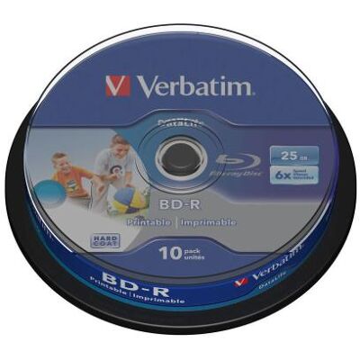 VERBATIM SPINDLE 10 BD-R SINGLE LAYER 25GB VERBATIM SPINDLE 10 BD-R SINGLE LAYER 25GB