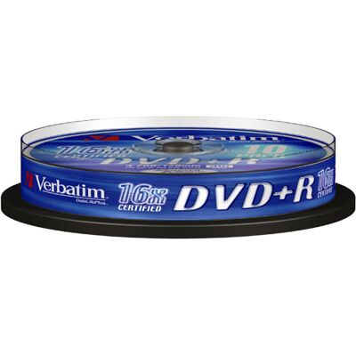 Verbatim DataLifePlus - 10 x DVD+R - 4.7 GB 16x Verbatim DataLifePlus - 10 x DVD+R - 4.7 GB 16x