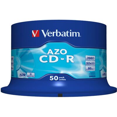 Verbatim DataLifePlus - 50 x CD-R - 700 MB 48x - spindel Verbatim DataLifePlus - 50 x CD-R - 700 MB 48x - spindel