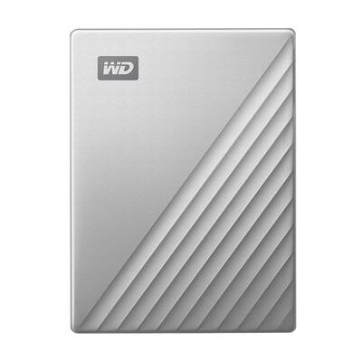 Western Digital WD My Passport Ultra WDBC3C0010BSL - Vaste schijf - gecodeerd - 1 TB - extern (draagbaar) - USB 3.0 (USB-C aansluiting) - 256-bits AES - zilver Western Digital WD My Passport Ultra WDBC3C0010BSL - Vaste schijf - gecodeerd - 1 TB - extern (draagbaar) - USB 3.0 (USB-C aansluiting) - 256-bits AES - zilver