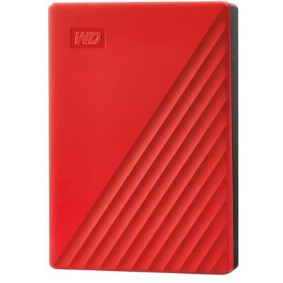 WD My Passport WDBR9S0060BRD - Vaste schijf - gecodeerd - 6 TB - extern (draagbaar) - USB 3.2 Gen 1 - 256-bits AES - rood WD My Passport WDBR9S0060BRD - Vaste schijf - gecodeerd - 6 TB - extern (draagbaar) - USB 3.2 Gen 1 - 256-bits AES - rood