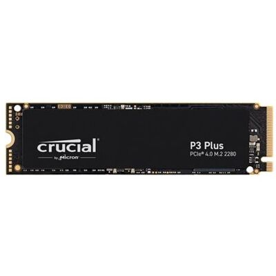 Micron technology Interne SSD Crucial P3 Plus M.2 NVMe 2 TB Zwart Micron technology Interne SSD Crucial P3 Plus M.2 NVMe 2 TB Zwart
