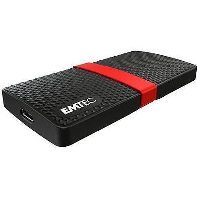 EMTEC SSD Power Plus X200 - SSD - 256 GB - extern (draagbaar) - USB 3.2 Gen 1 (USB-C aansluiting) EMTEC SSD Power Plus X200 - SSD - 256 GB - extern (draagbaar) - USB 3.2 Gen 1 (USB-C aansluiting)