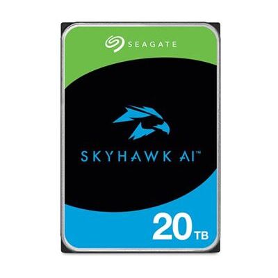 Seagate SkyHawk AI ST20000VE004 - Vaste schijf - 20 TB - intern - 3.5" - SATA 6Gb/s -buffer: 512 MB - met 3 jaar Seagate Rescue Data Recovery Seagate SkyHawk AI ST20000VE004 - Vaste schijf - 20 TB - intern - 3.5" - SATA 6Gb/s -buffer: 512 MB - met 3 jaar Seagate Rescue Data Recovery
