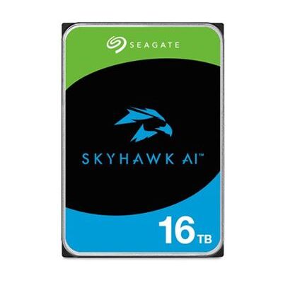 Seagate SkyHawk AI ST16000VE005 - Vaste schijf - 16 TB - intern - 3.5" - SATA 6Gb/s -buffer: 512 MB - met 3 jaar Seagate Rescue Data Recovery Seagate SkyHawk AI ST16000VE005 - Vaste schijf - 16 TB - intern - 3.5" - SATA 6Gb/s -buffer: 512 MB - met 3 jaar Seagate Rescue Data Recovery