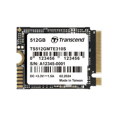 Transcend MTE310S - SSD - 512 GB - intern - M.2 2230 - PCIe 4.0 x4 (NVMe) Transcend MTE310S - SSD - 512 GB - intern - M.2 2230 - PCIe 4.0 x4 (NVMe)