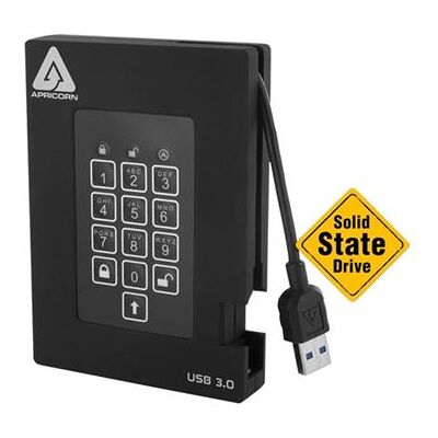 Apricorn Aegis Padlock Fortress - SSD - gecodeerd - 256 GB - extern (draagbaar) - 2.5" - USB 3.0 - FIPS 140-2 Level 2, 256-bit AES-XTS Apricorn Aegis Padlock Fortress - SSD - gecodeerd - 256 GB - extern (draagbaar) - 2.5" - USB 3.0 - FIPS 140-2 Level 2, 256-bit AES-XTS