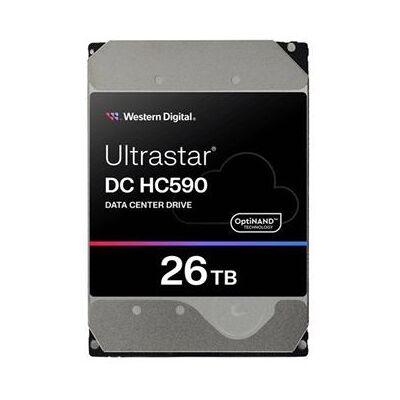 WD Ultrastar DC HC590 0F65672 - Vaste schijf - datacentrum - gecodeerd - 26 TB - intern - 3.5" - SATA 6Gb/s - 7200 tpm -buffer: 512 MB - TCG Encryption WD Ultrastar DC HC590 0F65672 - Vaste schijf - datacentrum - gecodeerd - 26 TB - intern - 3.5" - SATA 6Gb/s - 7200 tpm -buffer: 512 MB - TCG Encryption