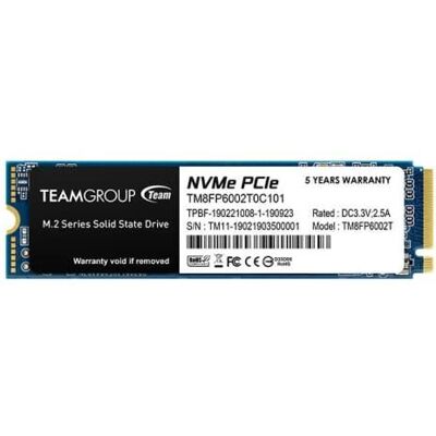 Team Group MP33 - SSD - 2 TB - intern - M.2 2280 - PCIe 3.0 x4 (NVMe) - zwart Team Group MP33 - SSD - 2 TB - intern - M.2 2280 - PCIe 3.0 x4 (NVMe) - zwart