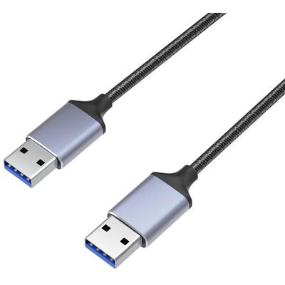SuperSpeed USB 3.0 naar USB 3.0 Dubbele USB-kabel voor computer Auto DVD-harde schijf SuperSpeed USB 3.0 naar USB 3.0 Dubbele USB-kabel voor computer Auto DVD-harde schijf