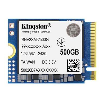 Kingston NV3 - SSD - 500 GB - intern - M.2 2230 - PCIe 4.0 x4 (NVMe) Kingston NV3 - SSD - 500 GB - intern - M.2 2230 - PCIe 4.0 x4 (NVMe)