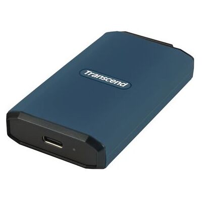 Transcend ESD410C - SSD - gecodeerd - 1 TB - extern (draagbaar) - USB (USB-C aansluiting) - 256-bits AES - donkerblauw Transcend ESD410C - SSD - gecodeerd - 1 TB - extern (draagbaar) - USB (USB-C aansluiting) - 256-bits AES - donkerblauw