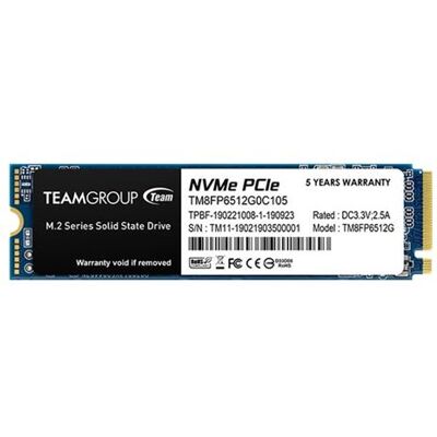 Team Group MP33 - SSD - 512 GB - intern - M.2 2280 - PCIe 3.0 x4 (NVMe) - blauw/zwart Team Group MP33 - SSD - 512 GB - intern - M.2 2280 - PCIe 3.0 x4 (NVMe) - blauw/zwart