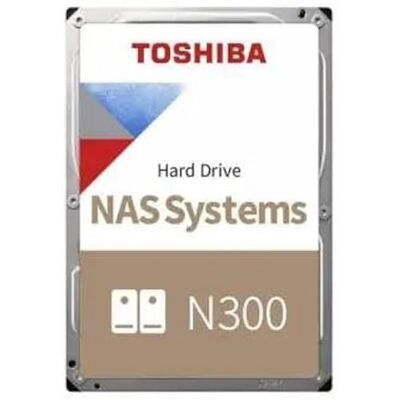 Toshiba N300 NAS - Vaste schijf - 4 TB - intern - 3.5" - SATA 6Gb/s - 7200 tpm -buffer: 512 MB Toshiba N300 NAS - Vaste schijf - 4 TB - intern - 3.5" - SATA 6Gb/s - 7200 tpm -buffer: 512 MB
