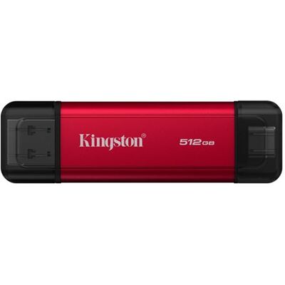 Kingston Dual - SSD - 512 GB - extern (draagbaar) - USB 3.2 Gen 2 Kingston Dual - SSD - 512 GB - extern (draagbaar) - USB 3.2 Gen 2