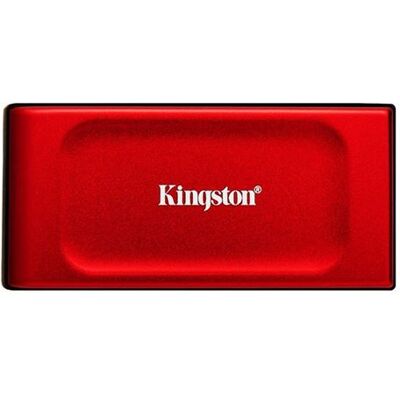 Kingston XS1000 - SSD - 1 TB - extern (draagbaar) - USB 3.2 Gen 2 (USB-C aansluiting) - rood Kingston XS1000 - SSD - 1 TB - extern (draagbaar) - USB 3.2 Gen 2 (USB-C aansluiting) - rood
