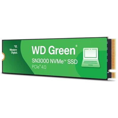 WD Green SN3000 WDS500G4G0E-00CPS0 - SSD - 500 GB - intern - M.2 2280 - PCIe 4.0 x4 (NVMe) WD Green SN3000 WDS500G4G0E-00CPS0 - SSD - 500 GB - intern - M.2 2280 - PCIe 4.0 x4 (NVMe)