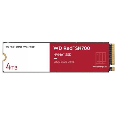 WD Red SN700 WDS400T1R0C - SSD - 4 TB - intern - M.2 2280 - PCIe 3.0 x4 (NVMe) WD Red SN700 WDS400T1R0C - SSD - 4 TB - intern - M.2 2280 - PCIe 3.0 x4 (NVMe)