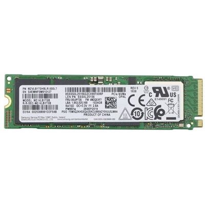 Samsung - SSD - gecodeerd - 1.024 TB - intern - M.2 2280 - PCIe (NVMe) - TCG Opal Encryption 2.0 - FRU Samsung - SSD - gecodeerd - 1.024 TB - intern - M.2 2280 - PCIe (NVMe) - TCG Opal Encryption 2.0 - FRU
