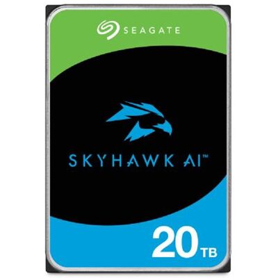 Seagate SkyHawk AI ST20000VE003 - Vaste schijf - 20 TB - intern - 3.5" - SATA 6Gb/s -buffer: 512 MB - met 3 jaar Seagate Rescue Data Recovery Seagate SkyHawk AI ST20000VE003 - Vaste schijf - 20 TB - intern - 3.5" - SATA 6Gb/s -buffer: 512 MB - met 3 jaar Seagate Rescue Data Recovery
