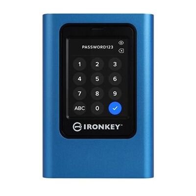Kingston IronKey Vault Privacy 80 - SSD - gecodeerd - 7.68 TB - extern (draagbaar) - USB 3.2 Gen 1 (USB-C aansluiting) - 256-bit AES-XTS, FIPS 197 - TAA Compliant Kingston IronKey Vault Privacy 80 - SSD - gecodeerd - 7.68 TB - extern (draagbaar) - USB 3.2 Gen 1 (USB-C aansluiting) - 256-bit AES-XTS, FIPS 197 - TAA Compliant