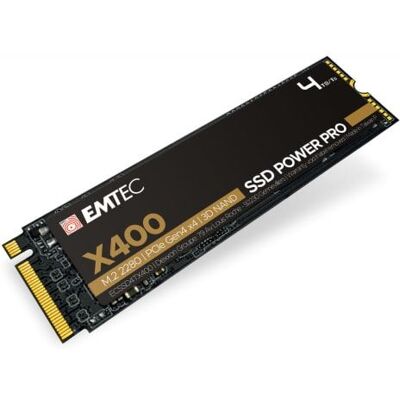 EMTEC Power Pro X400 - SSD - 2 TB - intern - M.2 2280 - PCIe 4.0 x4 (NVMe) EMTEC Power Pro X400 - SSD - 2 TB - intern - M.2 2280 - PCIe 4.0 x4 (NVMe)