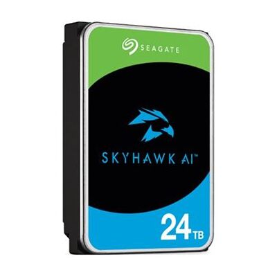 Seagate SkyHawk AI ST24000VE002 - Vaste schijf - 24 TB - intern - 3.5" - SATA 6Gb/s -buffer: 512 MB - met 3 jaar Seagate Rescue Data Recovery Seagate SkyHawk AI ST24000VE002 - Vaste schijf - 24 TB - intern - 3.5" - SATA 6Gb/s -buffer: 512 MB - met 3 jaar Seagate Rescue Data Recovery