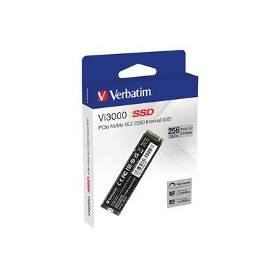 Verbatim Vi3000 - SSD - High Endurance - 256 GB - intern - M.2 2280 - PCIe 3.0 x4 (NVMe) Verbatim Vi3000 - SSD - High Endurance - 256 GB - intern - M.2 2280 - PCIe 3.0 x4 (NVMe)
