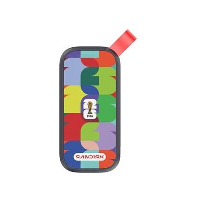 SanDisk - FIFA World Cup 2026 Edition - SSD - 1 TB - extern (draagbaar) - USB 3.2 Gen 2 (USB-C aansluiting) SanDisk - FIFA World Cup 2026 Edition - SSD - 1 TB - extern (draagbaar) - USB 3.2 Gen 2 (USB-C aansluiting)