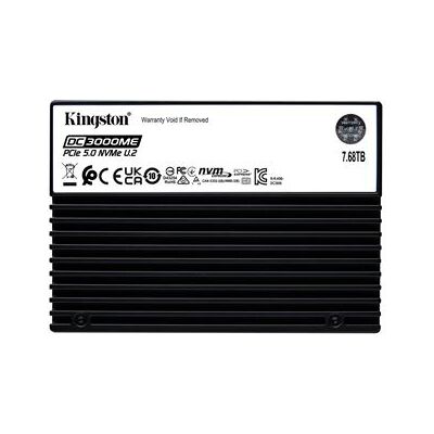 Kingston DC3000ME - SSD - Enterprise - gecodeerd - 7.68 TB - intern - 2.5" - U.2 PCIe 5.0 x4 (NVMe) - 256-bits AES - TCG Opal Encryption 2.0 Kingston DC3000ME - SSD - Enterprise - gecodeerd - 7.68 TB - intern - 2.5" - U.2 PCIe 5.0 x4 (NVMe) - 256-bits AES - TCG Opal Encryption 2.0