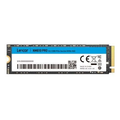 Lexar NM610 Pro - SSD - 2 TB - intern - M.2 2280 - PCIe 3.0 x4 (NVMe) Lexar NM610 Pro - SSD - 2 TB - intern - M.2 2280 - PCIe 3.0 x4 (NVMe)