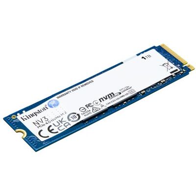 Kingston NV3 - SSD - 1 TB - intern - M.2 2280 - PCIe 4.0 x4 (NVMe) Kingston NV3 - SSD - 1 TB - intern - M.2 2280 - PCIe 4.0 x4 (NVMe)