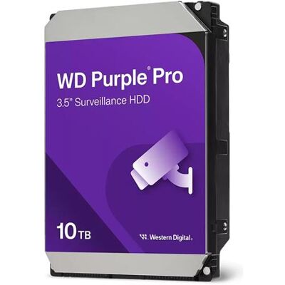 WD Purple Pro WD102PURP - Vaste schijf - 10 TB - intern - 3.5" - SATA 6Gb/s - 7200 tpm -buffer: 512 MB WD Purple Pro WD102PURP - Vaste schijf - 10 TB - intern - 3.5" - SATA 6Gb/s - 7200 tpm -buffer: 512 MB